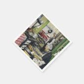 Oude Fashioned Home Kitchen Kerstmis Servetten (Hoek)