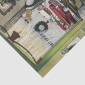 Oude Fashioned  Home Kitchen Kerstmis Tissuepapier (Detail)