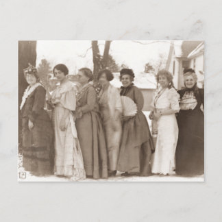 Oude Fashioned-jurken Briefkaart