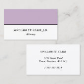 Oude Fashioned, Law Professional Visitekaartje (Voorkant / Achterkant)