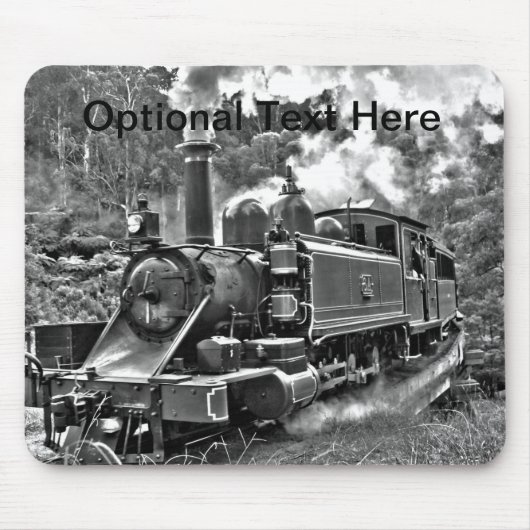 Oude fashioned Narrow Gage Steam Train Muismat (Voorkant)