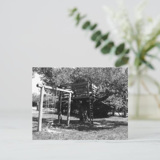 Oude Fashioned Playground Briefkaart (Staand voorkant)