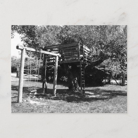 Oude Fashioned Playground Briefkaart (Voorkant)