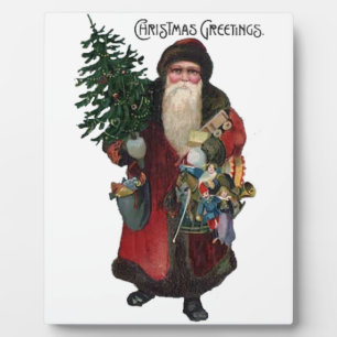 Oude Fashioned Santa Claus Fotoplaat
