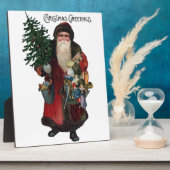 Oude Fashioned Santa Claus Fotoplaat (Zijkant)