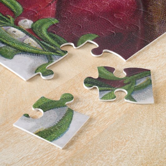 Oude Fashioned Santa met Pipe Legpuzzel (Zijkant)