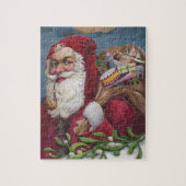 Oude Fashioned Santa met Pipe Legpuzzel (Verticaal)