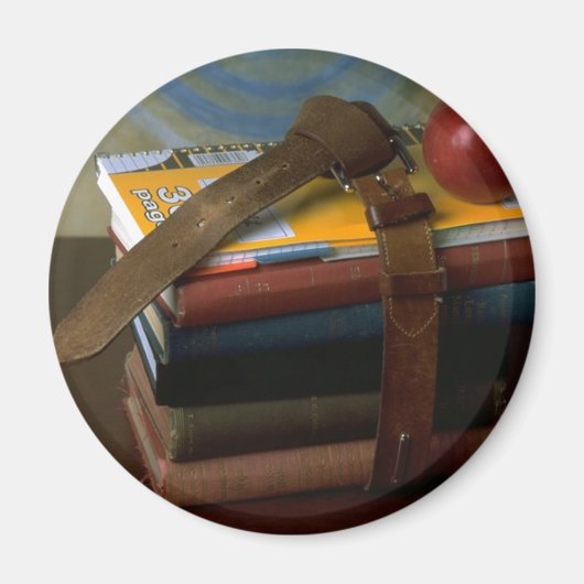 Oude Fashioned School Books Magneet (Voorkant)