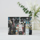 Oude fashioned signalen briefkaart (Staand voorkant)