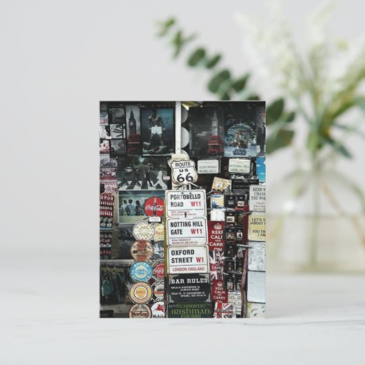 Oude fashioned signalen briefkaart (Staand voorkant)