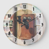 Oude Fashioned Telefoon Grote Klok (Voorkant)