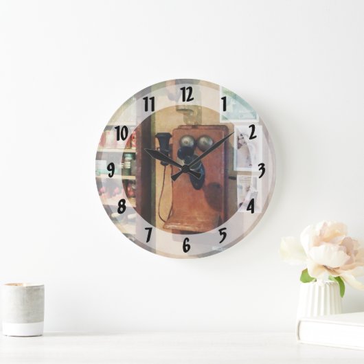 Oude Fashioned Telefoon Grote Klok (Huis)