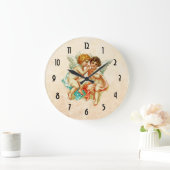 Oude Fashioned Vintage Cherub Angels Grote Klok (Huis)