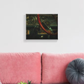 Oude fasische car-dashboarddriver canvas afdruk (Insitu (Woonkamer))