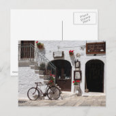 Oude fiets en winkel in Apulië Briefkaart (Voorkant / Achterkant)