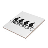 oude fiets fietsen fietsenrij tegeltje (Zijkant)