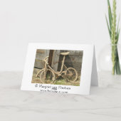 oude fiets kaart (Achterkant)