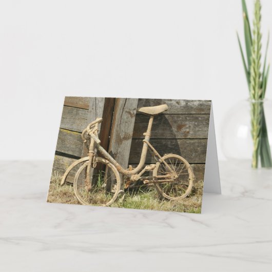 oude fiets kaart (Voorkant)