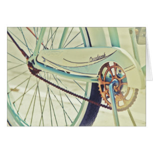 Oude fiets op stoep