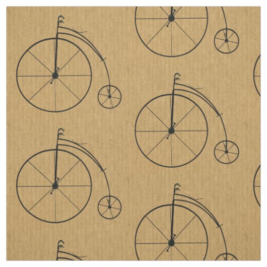 Oude fiets patroon stof (Swatch)