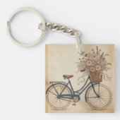 oude fiets sleutelhanger (voorkant)