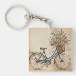oude fiets sleutelhanger