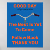 Oude fiets, voeg of geef tekstPoster toe uit Poster (Voorkant)