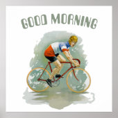 Oude fiets, voeg tekst Poster toe (Voorkant)