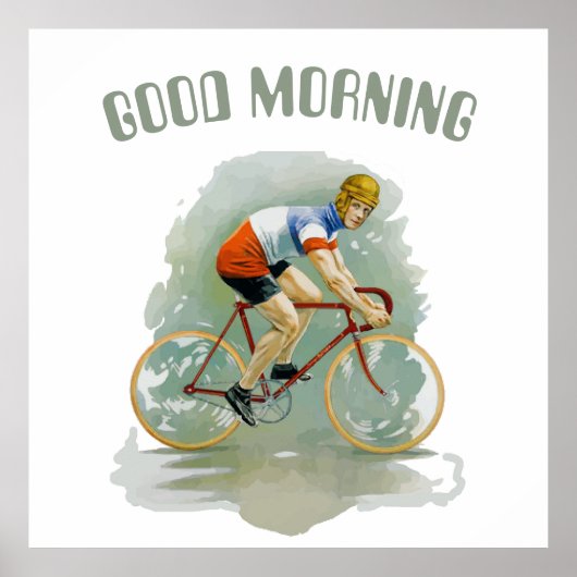 Oude fiets, voeg tekst Poster toe (Voorkant)