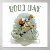 Oude fiets, voeg tekst Poster toe (Voorkant)