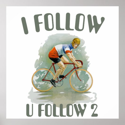 Oude fiets, voeg tekst Poster toe (Voorkant)