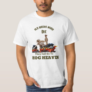 Oude fietsers sterven nooit, ze gaan gewoon naar d t-shirt