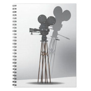 Oude film notitieboek