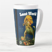 Oude film poster latte mok (Rechterhoek)