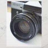 Oude filmcamera flyer (Voorkant)