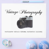 Oude filmcamera flyer (Enkel)