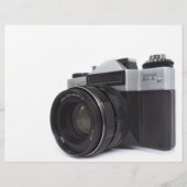 Oude filmcamera flyer (Voorkant)