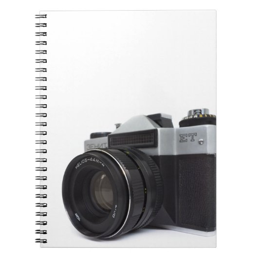 Oude filmcamera notitieboek (Voorkant)