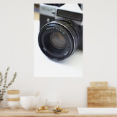 Oude filmcamera poster (Keuken)