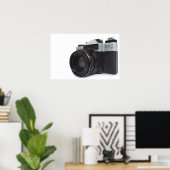 Oude filmcamera poster (Thuiskantoor)