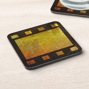 Oude filmrol film bier onderzetter