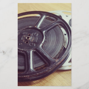 Oude filmrol film briefpapier