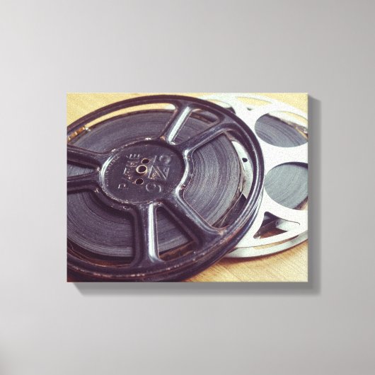 Oude filmrol film canvas afdruk (Voorkant)