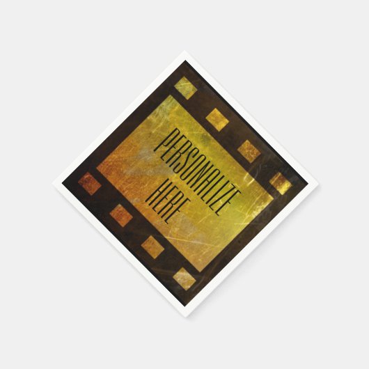 Oude filmrol film servet (Hoek)