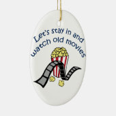 Oude films bekijken keramisch ornament (Rechts)