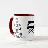 Oude films houden kalm en bekijken mok (Voorkant links)