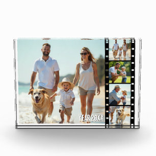 Oude filmstrip multi foto, Familie fotoblok