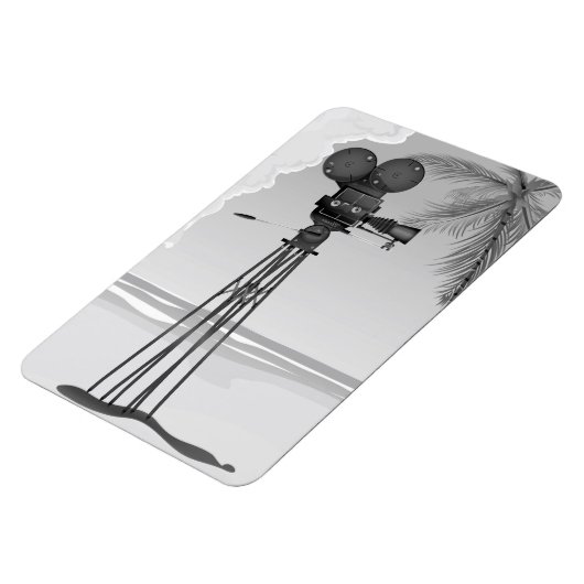 Oude filmtijd filmcamera. magneet (Linkerzijde)