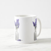 Oude flacon met Mok lavender (Voorkant rechts)