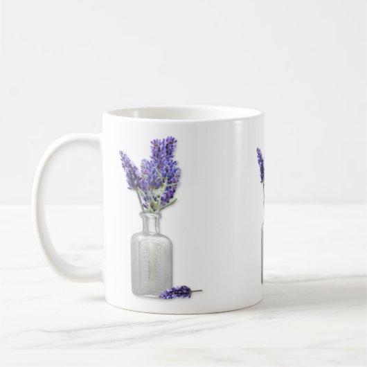 Oude flacon met Mok lavender (Links)